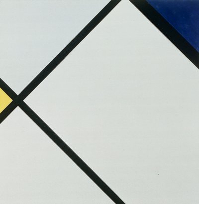 Compositie Nr 1 door Piet Mondrian