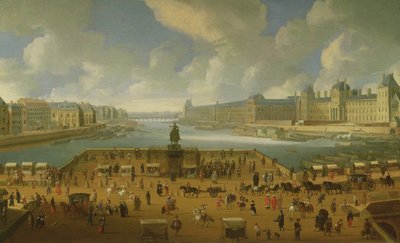 Le Pont Neuf, Parijs door Pieter Bouts