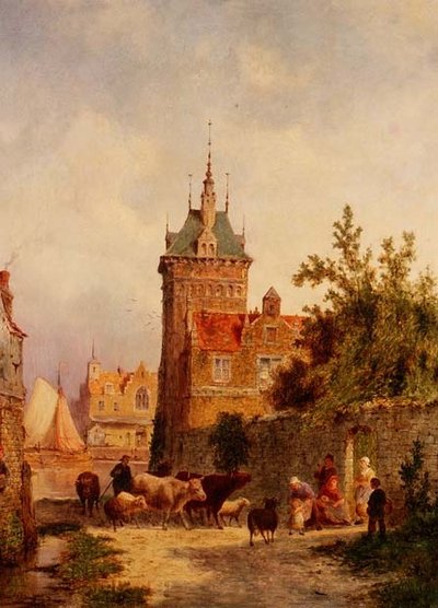 Koblenz, Duitsland door Pieter Cornelis Dommerson