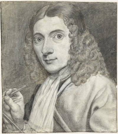 Zelfportret van Pieter Lyonet door Pieter Lyonet