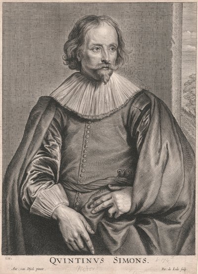 Quintinus Simons door Pieter de Jode