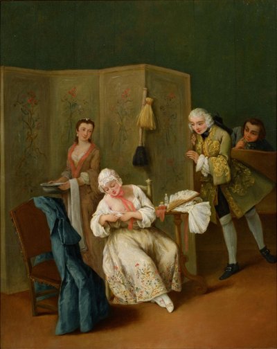 De Onbescheiden Heer door Pietro Longhi