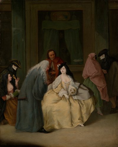 De Ontmoeting door Pietro Longhi