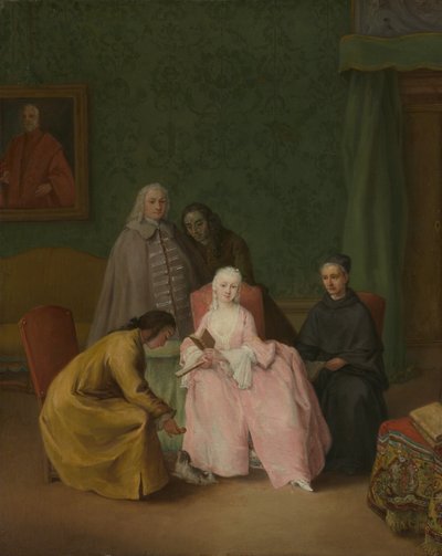 Het Bezoek, 1746 door Pietro Longhi