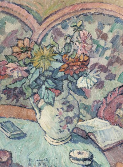 Bloemen, 1915 door Pietro Marussig