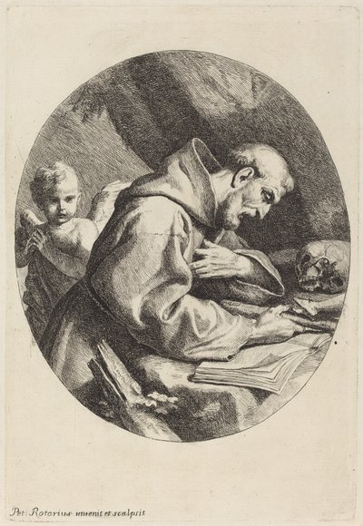 Sint Franciscus door Pietro Antonio Rotari