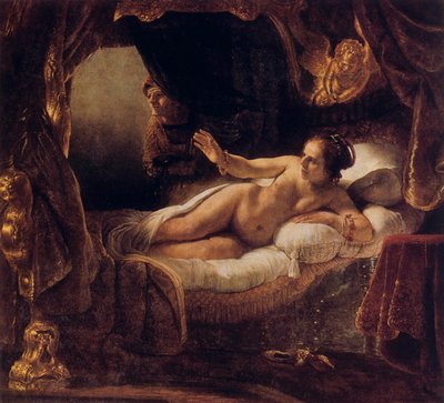 Danaë door Rembrandt van Rijn