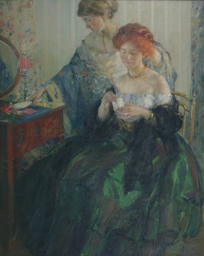 La Toilette door Richard Edward Miller