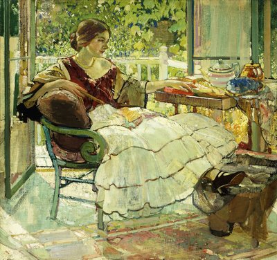 Middagthee door Richard Emil Miller