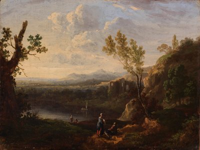 Klein Landschap, midden-late 18e eeuw door Richard Wilson