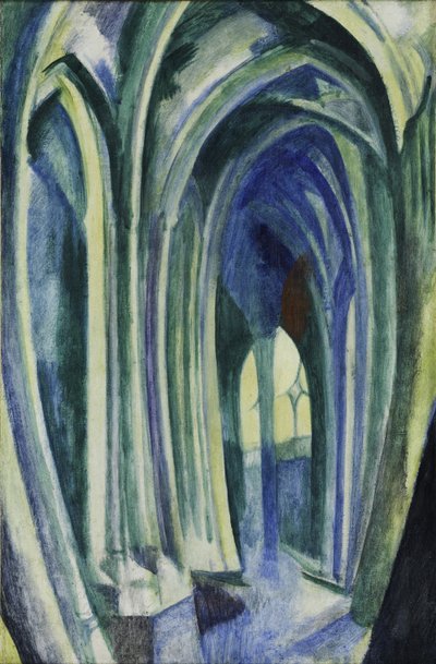 Saint Séverin nr. 5. De regenboog, 1909-1910 door Robert Delaunay