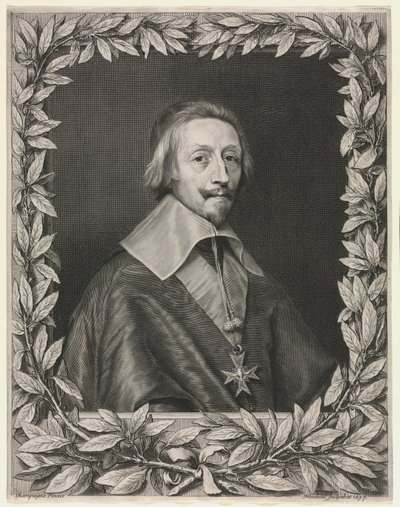 Kardinaal Richelieu, 1657 door Robert Nanteuil