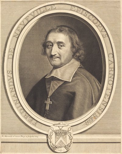 Ferdinand de Neufville door Robert Nanteuil