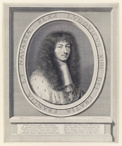 Lodewijk XIV door Robert Nanteuil