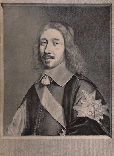 Michel le Tellier, Franse staatsman, ca. 1653, 1894 door Robert Nanteuil