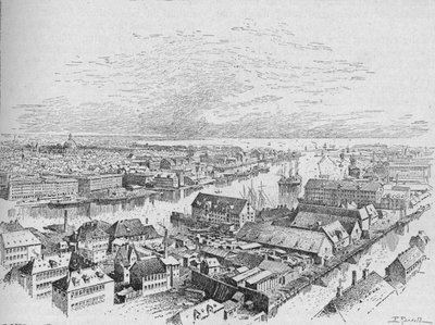 Kopenhagen, 1902 door Robert Randoll