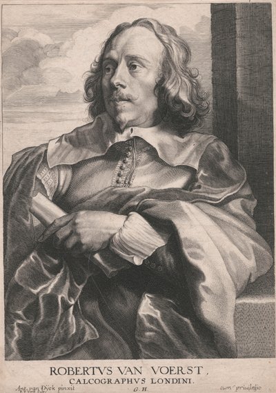 Robertus van Voerst, Calcographus Londini door Robert van Voerst