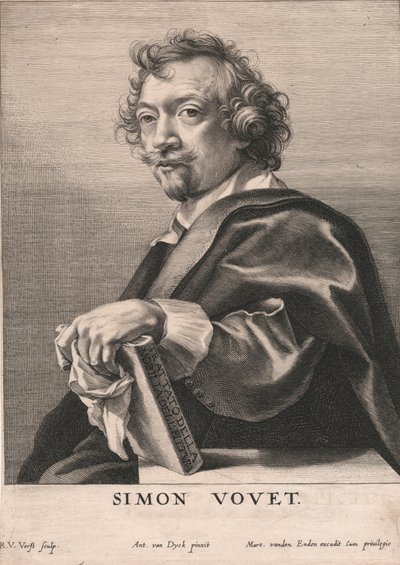 Simon Vouet door Robert van Voerst