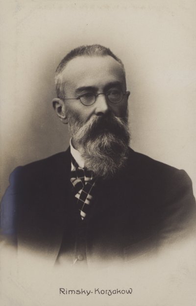 Nikolai Rimsky-Korsakov, Russische componist door Russian Photographer