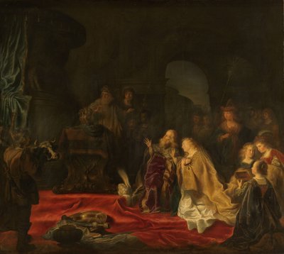 De afgoderij van koning Salomo door Salomon Koninck