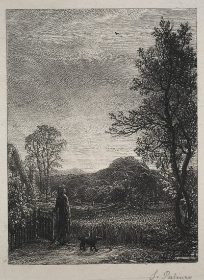 De Leeuwerik, 1850 door Samuel Palmer