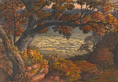 Het Weald van Kent door Samuel Palmer