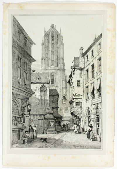 Dom van Frankfurt door Samuel Prout