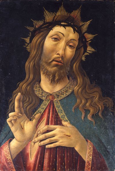 Christus gekroond met doornen, ca. 1500 door Sandro Botticelli