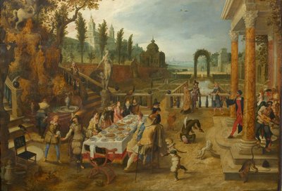 Fête champêtre, c. 1615-1620 door Sebastiaen Vrancx