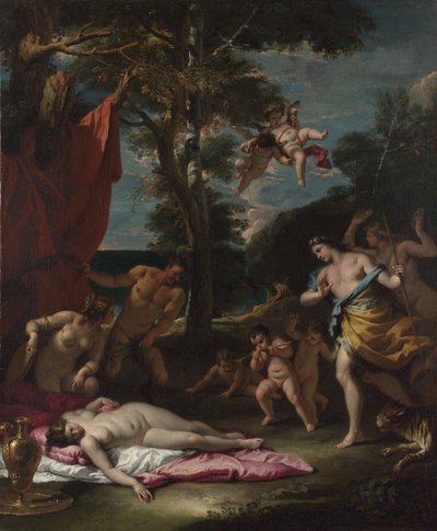 Bacchus en Ariadne door Sebastiano Ricci