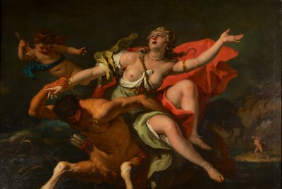 De Verkrachting van Deineira door Sebastiano Ricci