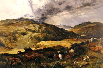 Welsh landschap door Sidney Richard Percy