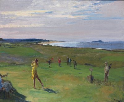 De Golfbaan, North Berwick door Sir John Lavery