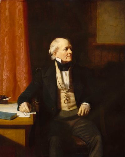 Vice-admiraal Sir Francis Beaufort (1774-1857) door Stephen Pearce