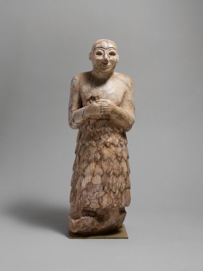 Votief figuur, ca. 2600-2350 v.Chr. (steen) door Sumerian Sumerian