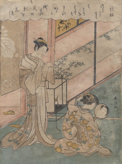 Twee dames door Suzuki Harunobu