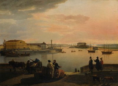 Een uitzicht vanuit Sint-Petersburg door Sylvester Feodosiyevich Shchedrin