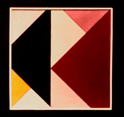 Tegen-Compositie XIII, 1925-1926 door Theo van Doesburg