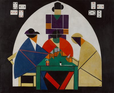 De kaartspelers door Theo van Doesburg