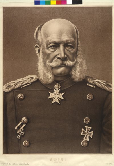 Wilhelm I Duitse keizer door Theodor Mayerhofer