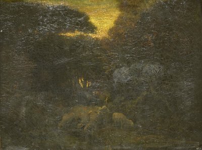 La Gorge aux Loups door Theodore Rousseau