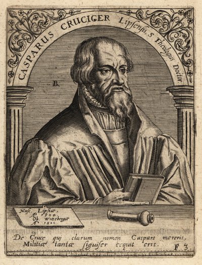 Caspar Creuziger door Theodore de Bry