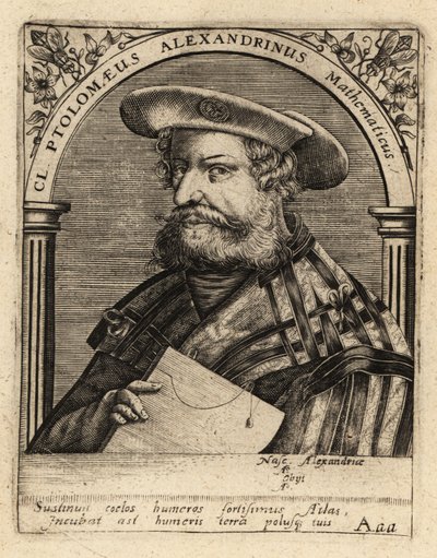 Nicolaus Germanus, Duitse cartograaf door Theodore de Bry