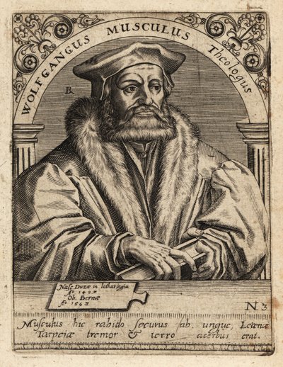 Wolfgang Musculus door Theodore de Bry