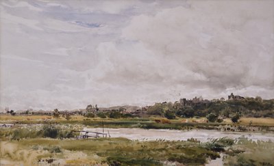 Landschap, rivier op de voorgrond door Thomas Collier