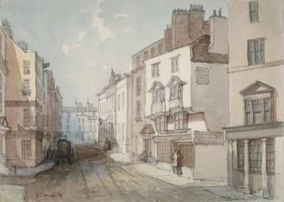 Coleman Street, City of London door Thomas Colman Dibdin