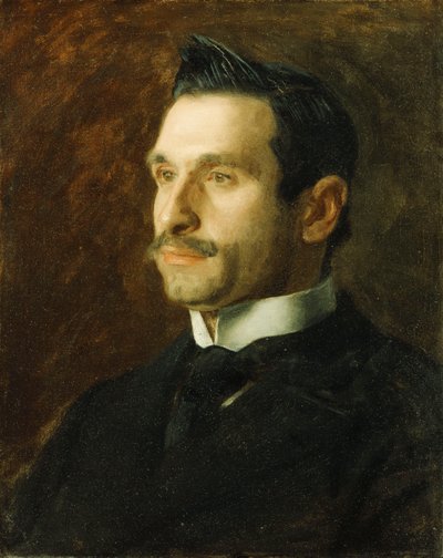 Portret van Francesco Romano door Thomas Cowperthwait Eakins