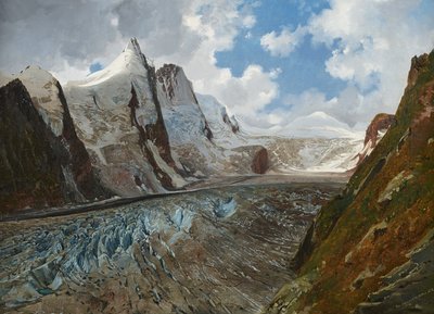 De Großglockner met de Pasterze door Thomas Ender