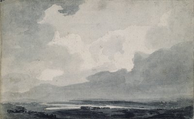 Uitzicht op de heide, c1800 door Thomas Girtin