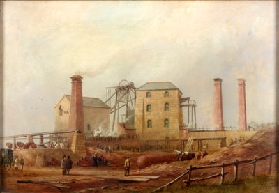 Hartley Colliery na de ramp, 1869 door Thomas H. Hair